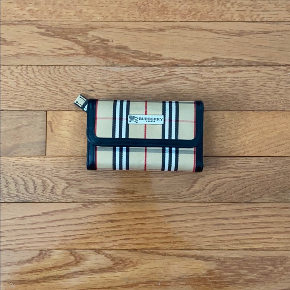 tartan plaid pattern wallet